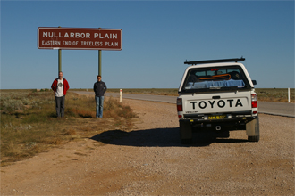 Start of the Nullarbor Plain