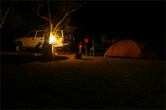 Camping in Southern Cross.